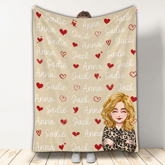 Discover Love Name Blanket - Personalized Mother's Day Mother Blanket