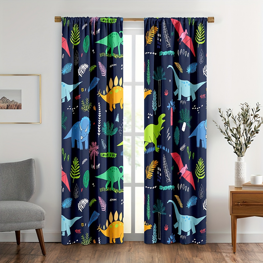 Discover 2pcs Kids Boys Window Curtain