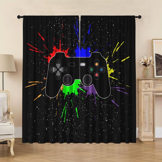 Discover PC Curtain Game Console Window Curtain