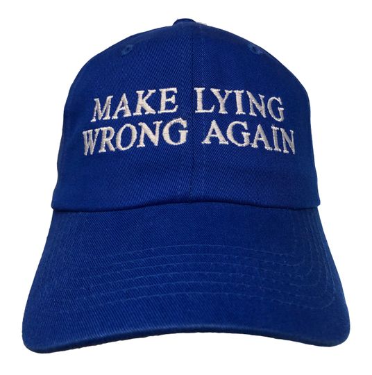 Discover Make Lying Wrong Again -  Ball Cap (