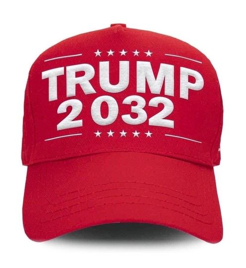 Discover Trump 2032 hat, Trucker hat ,MAGA trucker hat Embroidered Red MAGA Cap