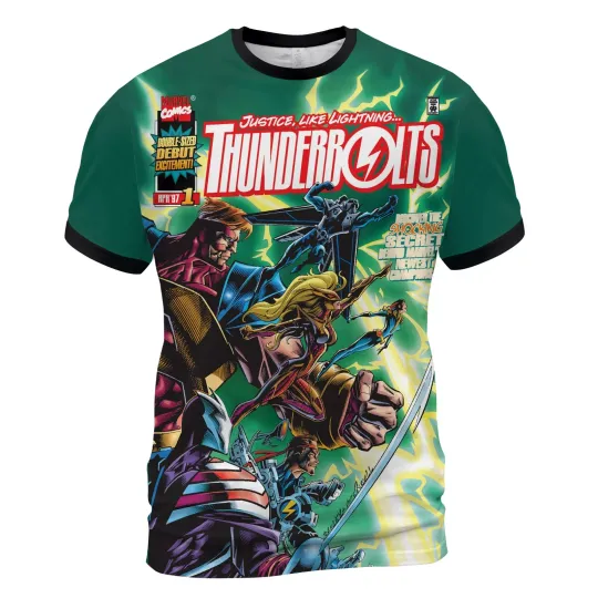 Discover Thunderbolts #1: Limited Edition T-Shirt – The Reformed Supervillains!