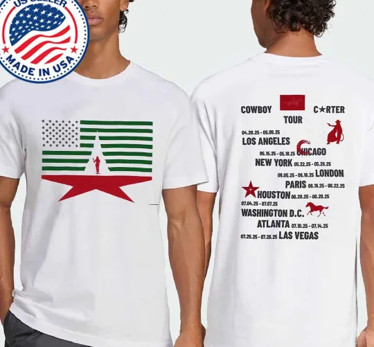 Discover London Exclusive Beyonce Cowboy Carter Tour 2025 reprint T-Shirt