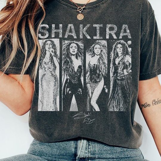 Discover Vintage Shakira Concert Tour 2025 Shirt