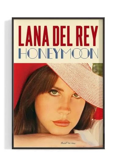 Discover Lana Del Rey 'Honeymoon' Poster, Wall Decor