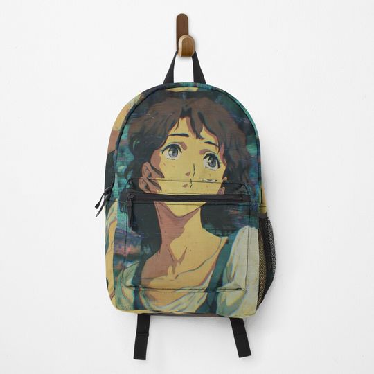 Discover Distorted Anime Glitch Backpack