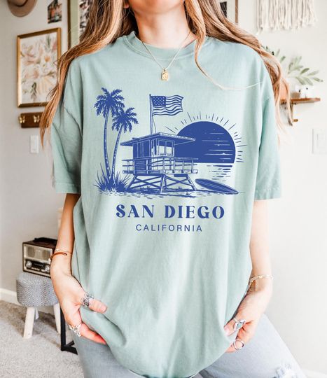 Discover Vintage San Diego Comfort Colors 1717 shirt