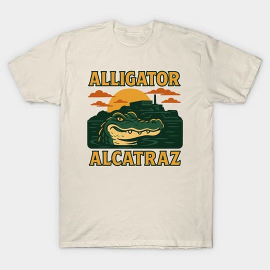 Discover ALLIGATOR-ALCATRAZ - Alligator Alcatraz - T-Shirt