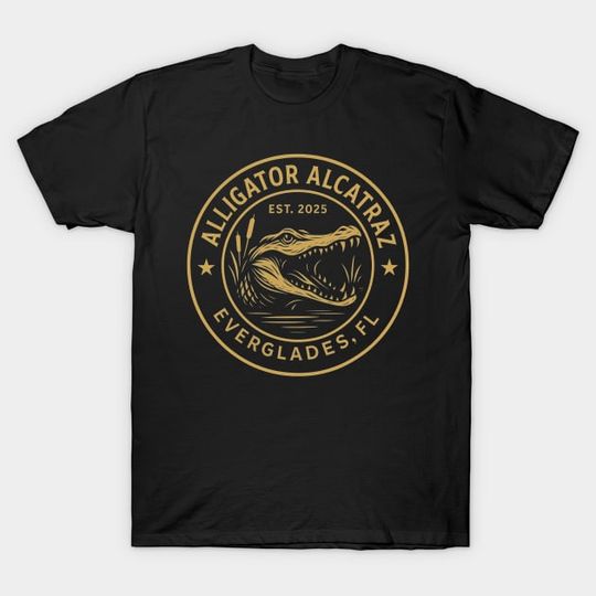 Discover Alligator Alcatraz | Florida Everglades Parody - Alligator Alcatraz - T-Shirt