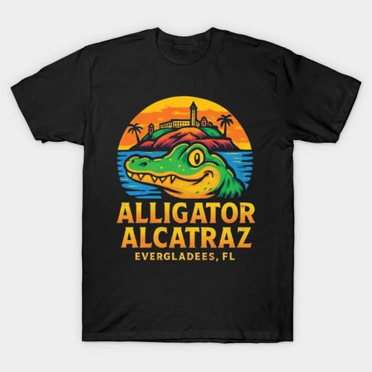 Discover Alligator-Alcatraz - Alligator Alcatraz - T-Shirt