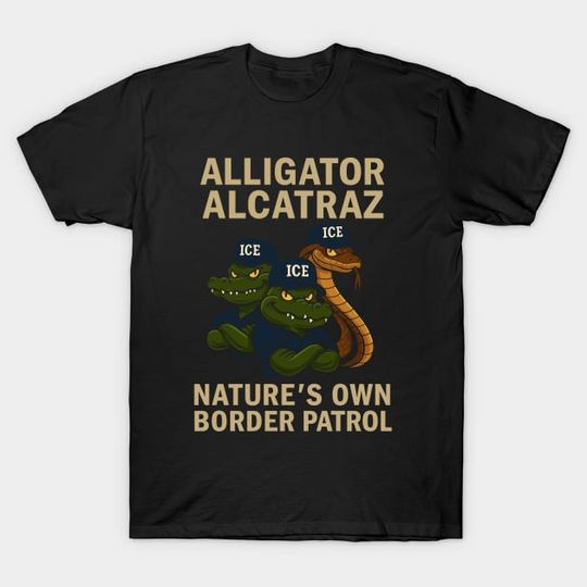 Discover Alligator-Alcatraz - Alligator Alcatraz Fl Retro - T-Shirt
