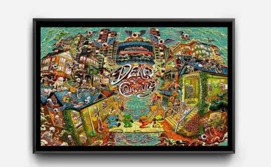 Discover Poster!! Dead & Company Sphere Las Vegas, NV May 16 2025 Tour Poster