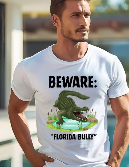 Discover Beware Florida Bully Tee - Fun Unisex Jersey T-Shirt for Nature Lovers