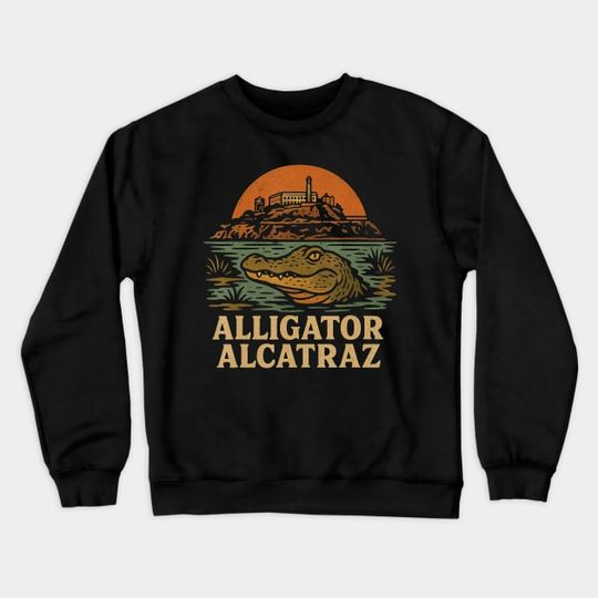 Discover Alligator-Alcatraz - Alligator Alcatraz - Crewneck Sweatshirt