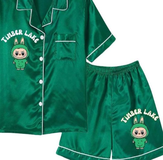 Discover Labubu Youth   pajama short set
