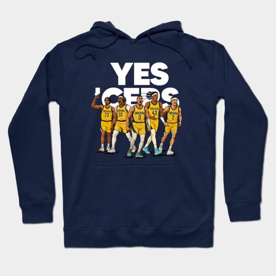 Discover Yes Cers Starting 5 Basketball Cartoon - Tyrese Haliburton - Hoodie