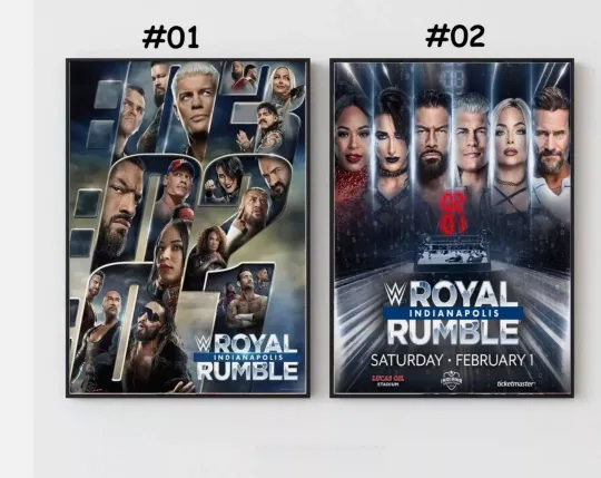 Discover 2025 Royal Rumble Event Poster, Fight Poster