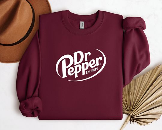 Discover Dr Pepper Est 1885 Sweatshirt, Dr Pepper Soda Lover
