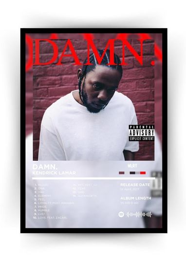 Discover Damn - Kendrick Lamar Poster