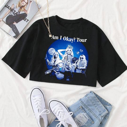 Discover 2025 Megan Moroney Am I Okay Tour  Crop Tops