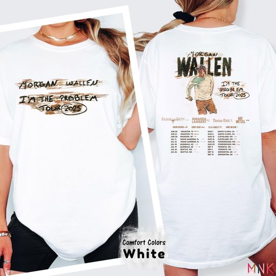 Discover Vintage Wallen I'm the Problem Tour 2025 Shirt Country Concert Tee