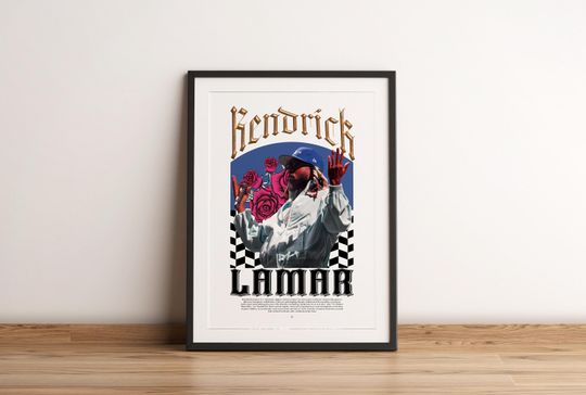 Discover Kendrick Lamar Poster, Album Cover Poster, Music Gift