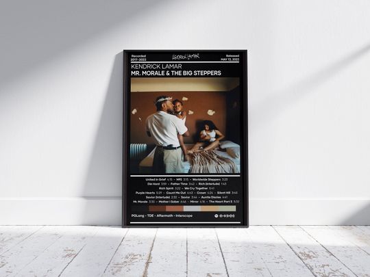 Discover Kendrick Lamar Poster, Mr. Morale & the Big Steppers Poster