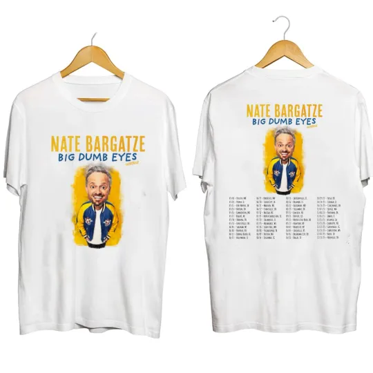 Discover Nate Bargatze Tour 2025 Shirt All Size S-5XL Fan Gift