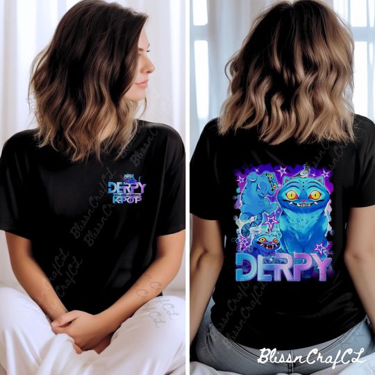 Discover Kpop Demon Hunter Derpy Tiger Shirt, Derpy the Tiger And Bird Demon Hunter Tiger Shirt