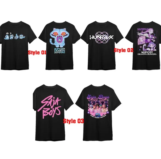 Discover Kpop Hot Anime Demon Hunters Shirt, Saja Boys, Demon Hunters Tiger