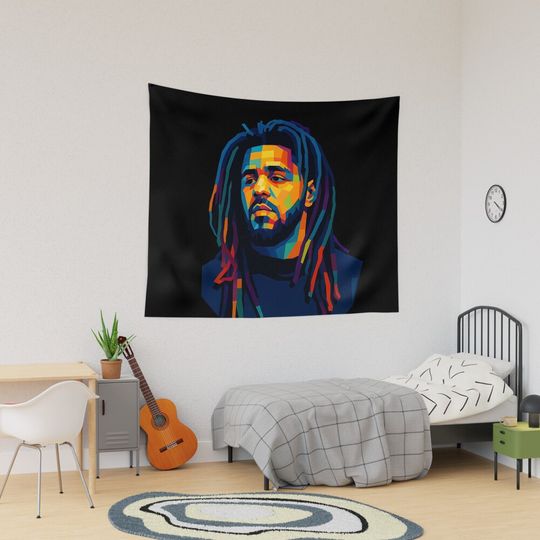 Discover J Cole Wpap Art Tapestry