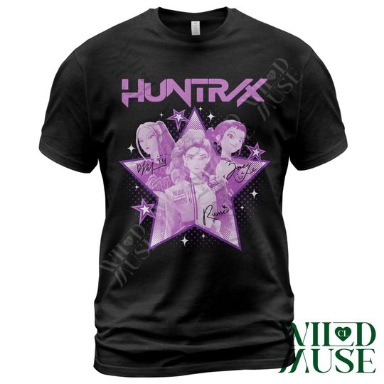 Discover Kpop Huntrix Shirt, Kpop Demon Hunters Shirt, Kpop Huntrix Pin, Huntrix Tee