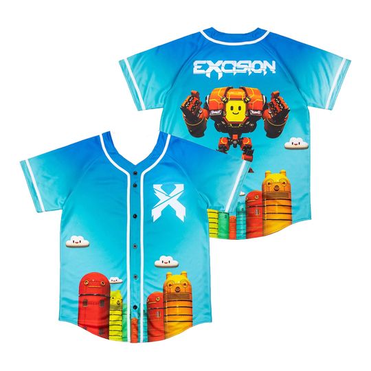 Discover EXCISION Merch Home Robot Baseball Jersey