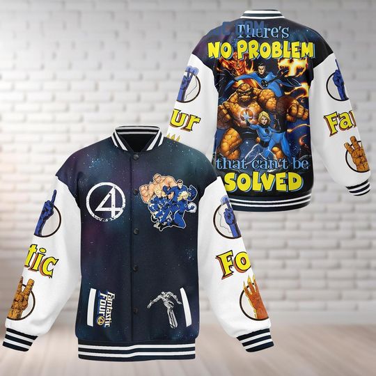 Discover Fantastic Four First Steps Baseball Jacket