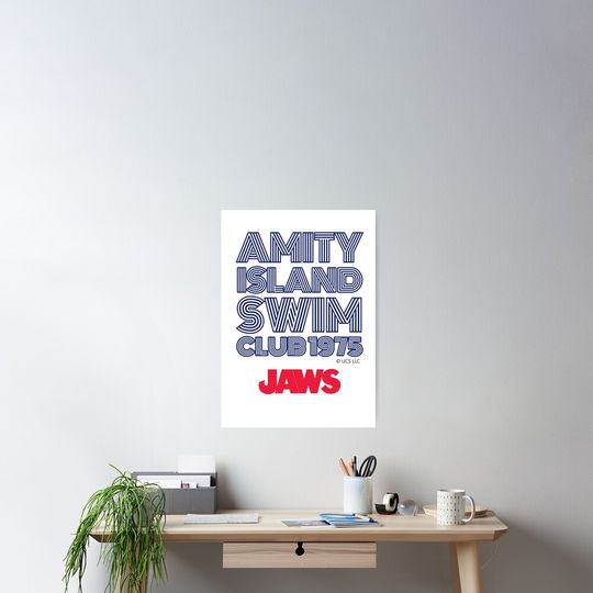 Discover Happy Jaws 50Th Anniversary To That Great White Shark Movie Poster