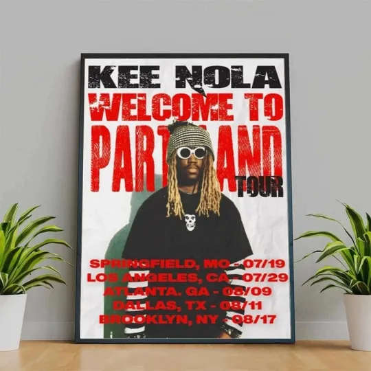 Discover Kee Nola Welcome To Partland Tour 2025 Poster