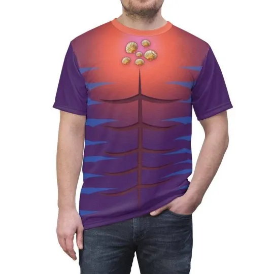 Discover moanaa Tamatoa Cosplay Costume moanaa Villain Tshirt 3D Printed