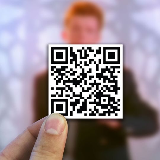 Discover Rick Roll Sticker | Prank Sticker | Meme Sticker