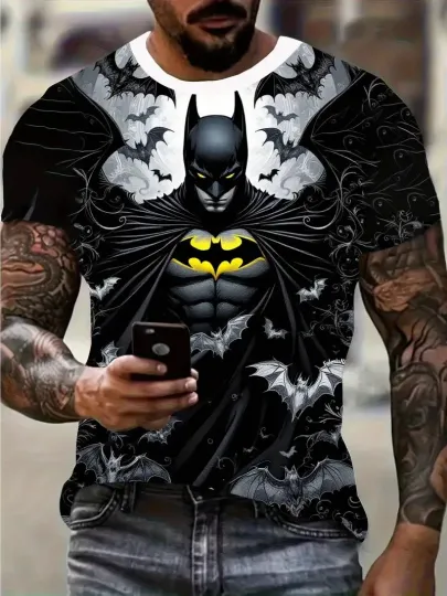 Discover Batman Superhero I Am Vengeance The night Gift For Fan Tshirt 3D Printed