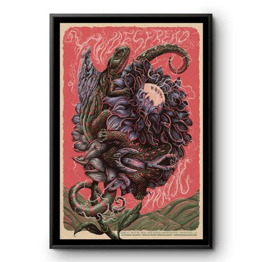 Discover Widespread Panic & Conscious Alliance Red Rocks June 27-28 2025 Poster