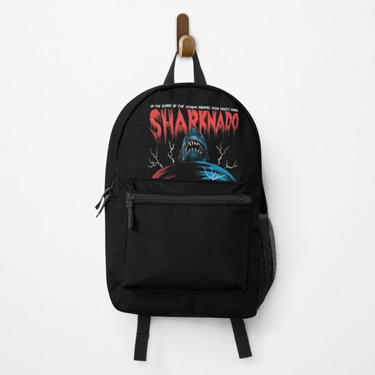Discover Sharknado Meets Jaws: Twisted Shark Attack Backpack
