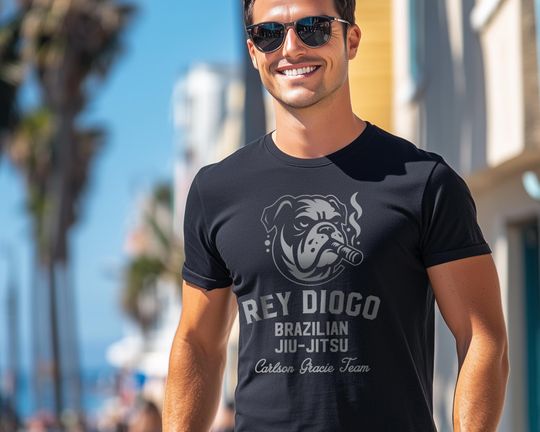 Discover Rey Diogo Brazilian Jiu-Jitsu Tee, Casual Shirt, Dog Lovers Gift