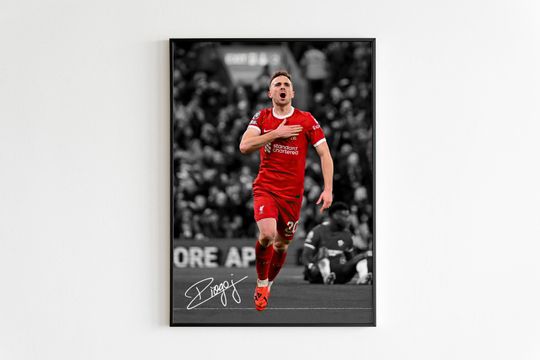 Discover Diogo Jota Poster, Wall Art, Sports Poster, Football