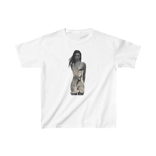 Discover Kate Moss Metallic Baby Tee Shirt