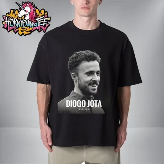 Discover RIP Diogo Jota Player Passed Away 1996-2025 Unisex T-Shirt