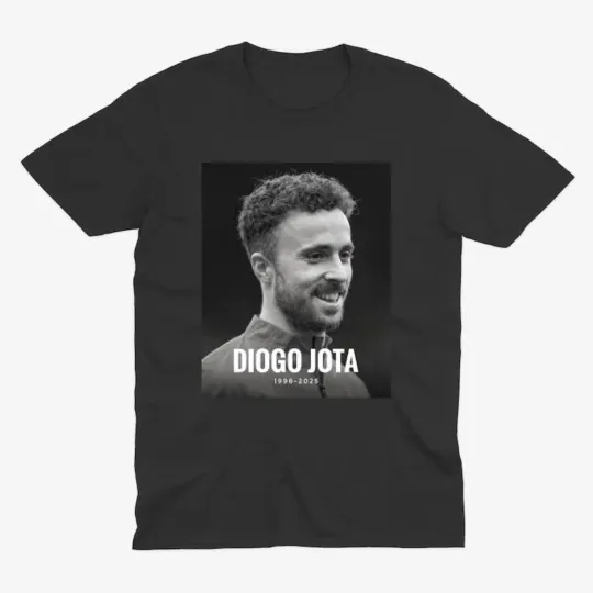 Discover RIP Diogo Jota 1996-2025 T-shirt, Football Fan Gift Merch