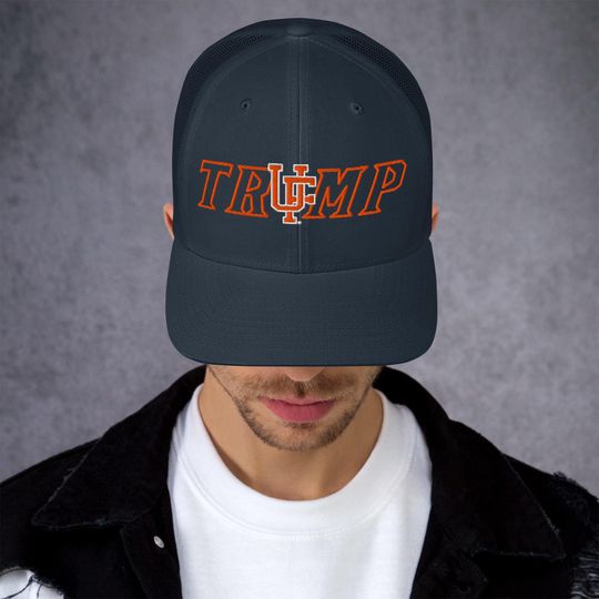 Discover UF TRUMP Trucker Hat. Funny Trump Gators fan art unisex hat gift University of Florida