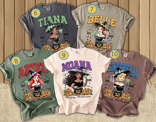Discover Disneyyland Witchy Princess Halloween Shirt