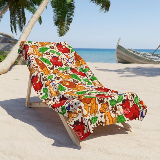 Discover Lion King Towel Disneyyy Beach Towel Perfect for Pool Days, Summer Vacations