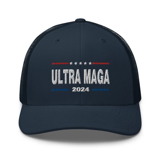 Discover Ultra MAGA Trump 2024 Cap - Embroidered Hat
